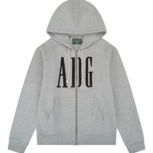 Danim Tears ADG Inc. Zip Hoodie Grey