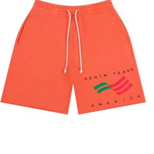 Denim Tears America Sportswear Shorts Orange