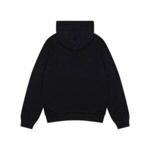 DENIM TEARS Embroidered Logo Hoodie black