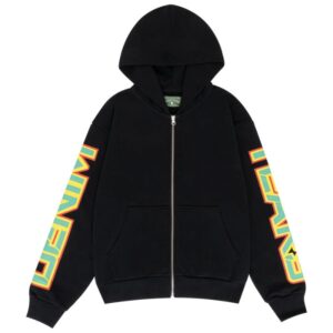 Denim Tears Spring Gardens Zip Hoodie Black