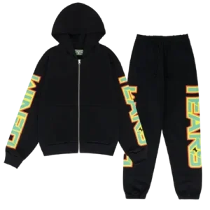 Denim Tears Spring Gardens Zip Tracksuit Black