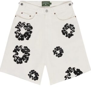 Denim Tears The Cotton Wreath Jean Short White