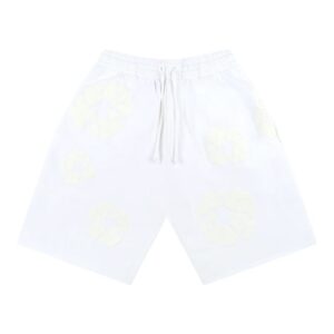 Denim Tears Mono Cotton Wreath Short White