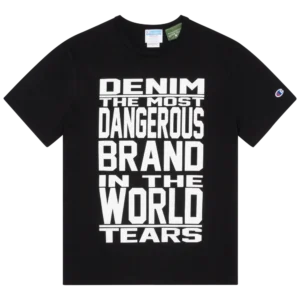 Denim Tears Mission Statement Tee Black